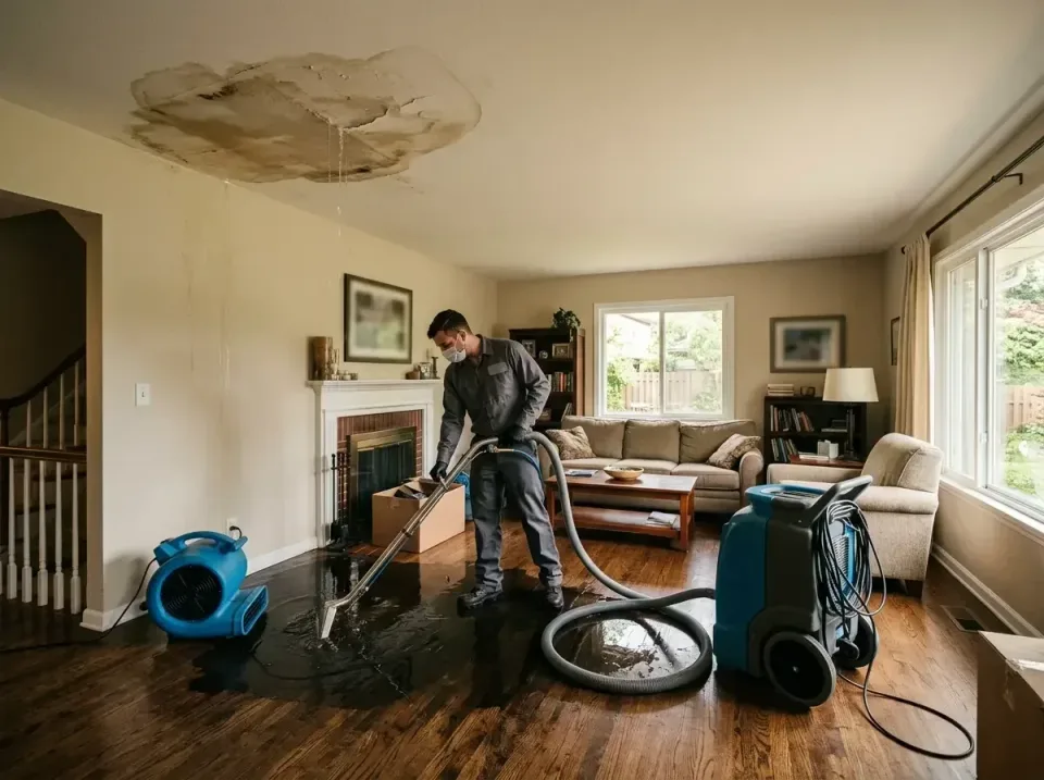 attic-pipe-burst-ceiling-drip-008 — frequently asked questions, Water Damage Restoration & Carpet Care in Peru, IN